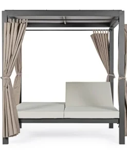 Bizzotto Daybed>DAYBED IN ALLUMINIO ANTRACITE - DREAM