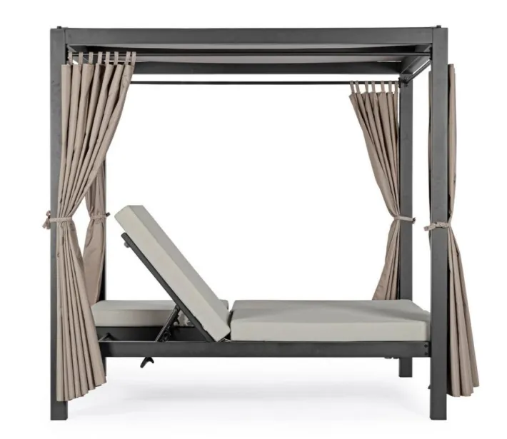 Bizzotto Daybed>DAYBED IN ALLUMINIO ANTRACITE - DREAM