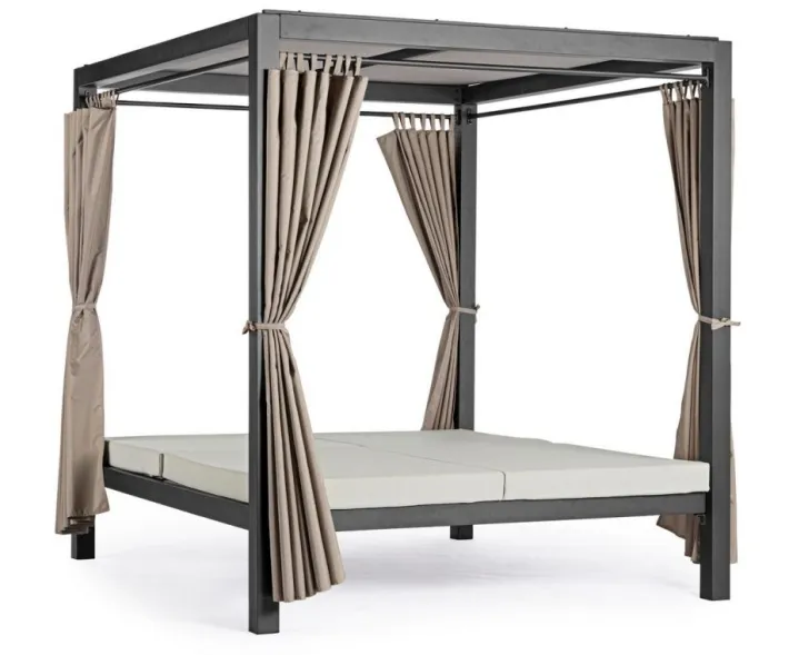 Bizzotto Daybed>DAYBED IN ALLUMINIO ANTRACITE - DREAM