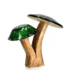 Bizzotto Oggettistica>DECOR FUNGO 2F JASPER STAND VERDE-NAT