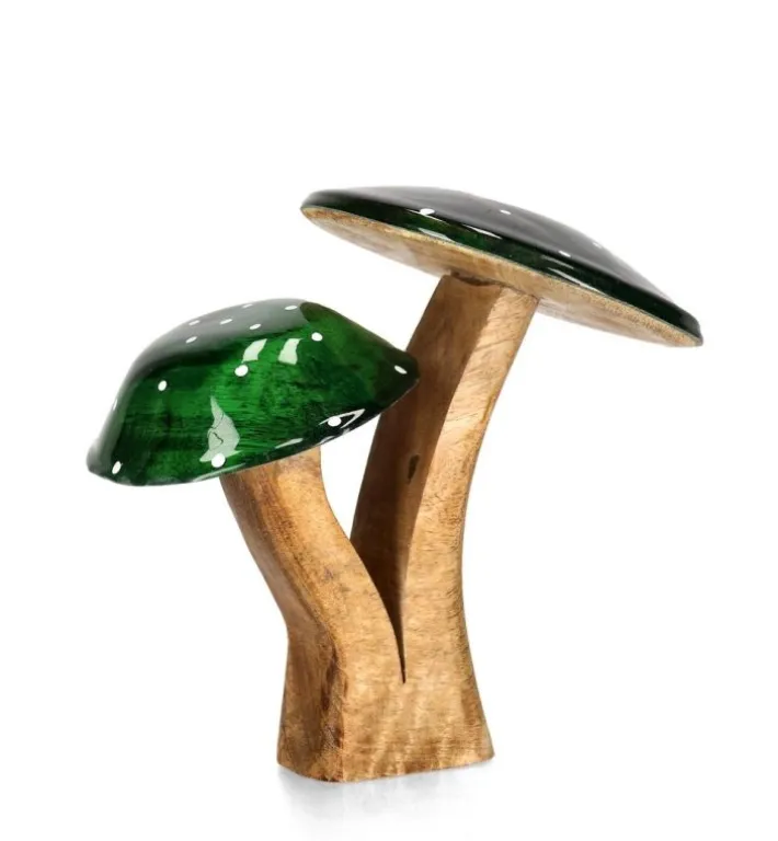 Bizzotto Oggettistica>DECOR FUNGO 2F JASPER STAND VERDE-NAT