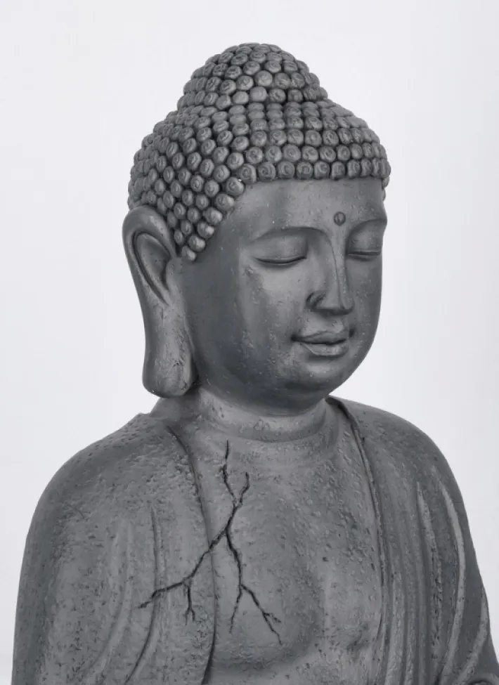 Bizzotto Oggettistica>DECORAZ PATTAYA BUDDHA SEDUTO ANTRAC H71