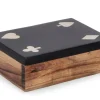 Bizzotto Oggettistica>DECORAZIONE CARTE FORTUNE NERO 11,3X8,3