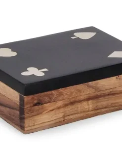 Bizzotto Oggettistica>DECORAZIONE CARTE FORTUNE NERO 11,3X8,3