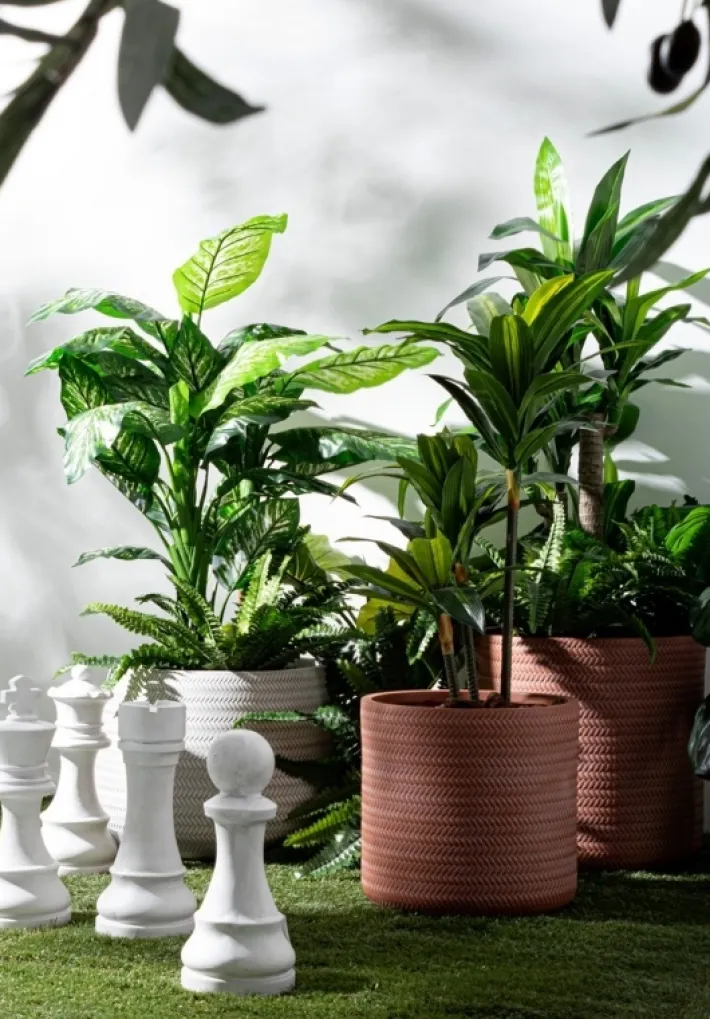 Bizzotto Oggettistica>DECORAZIONE CHESS 3FIGURE BIANCO ASS3