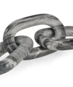 Bizzotto Oggettistica>DECORAZIONE KANDY CATENA 3A MARMO GRIGIO