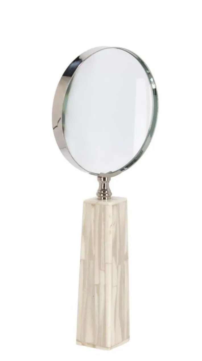 Bizzotto Oggettistica>DECORAZIONE LENTE ADVENTURE BIANCO