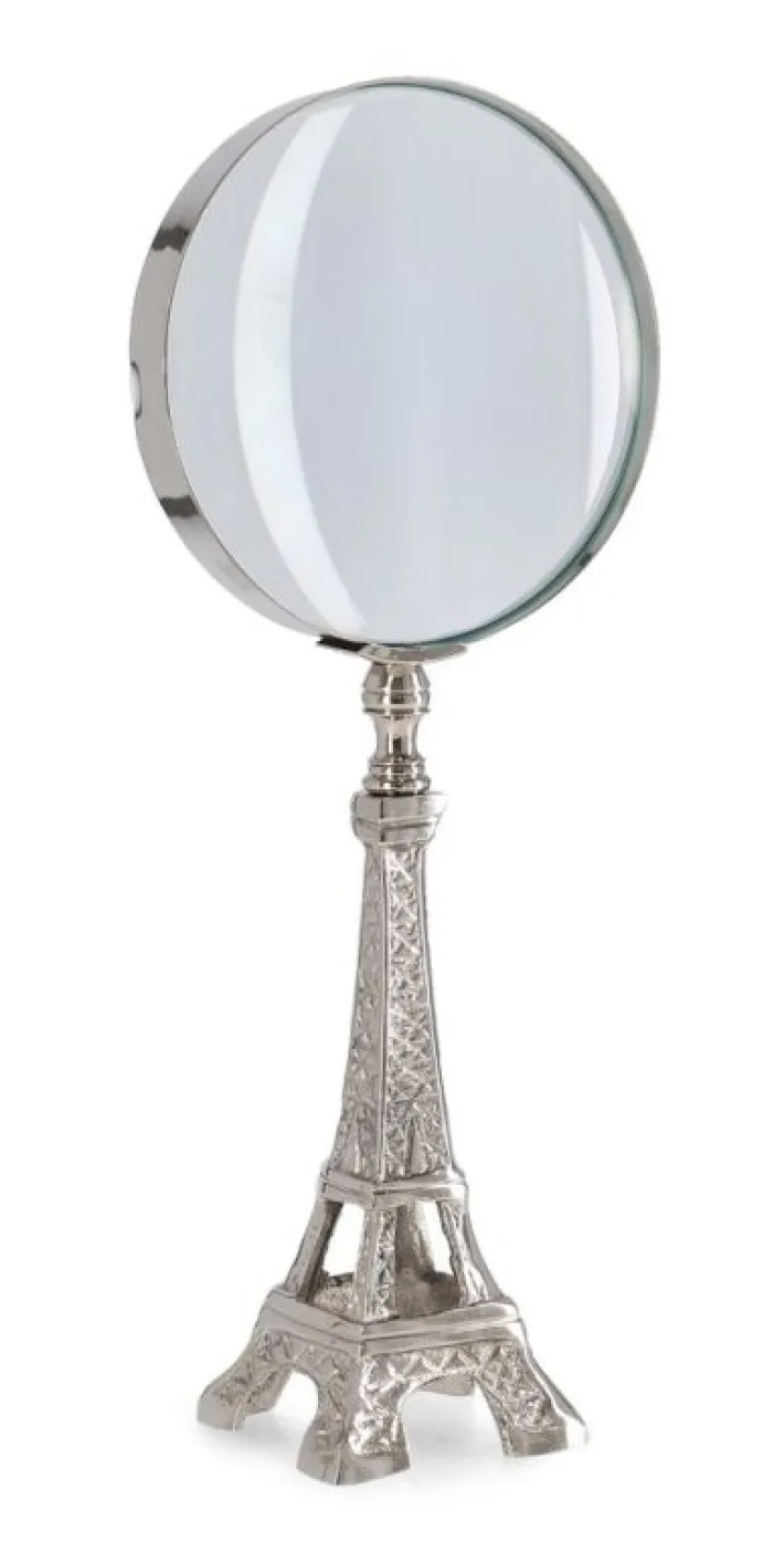 Bizzotto Oggettistica>DECORAZIONE LENTE ADVENTURE ARGENTO H31