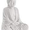 Bizzotto Oggettistica>DECORAZIONE PATTAYA BUDDHA SEDUTO BIANCO