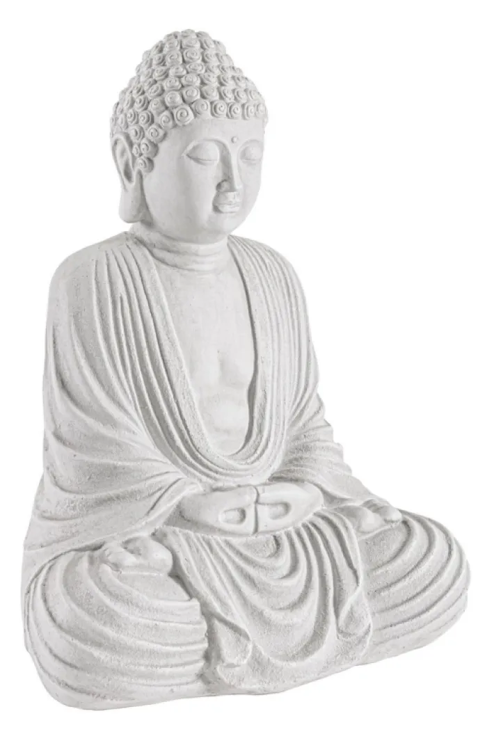 Bizzotto Oggettistica>DECORAZIONE PATTAYA BUDDHA SEDUTO BIANCO