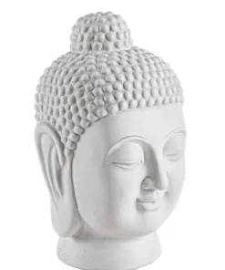 Bizzotto Oggettistica>DECORAZIONE PATTAYA TESTA BUDDHA BIANCO