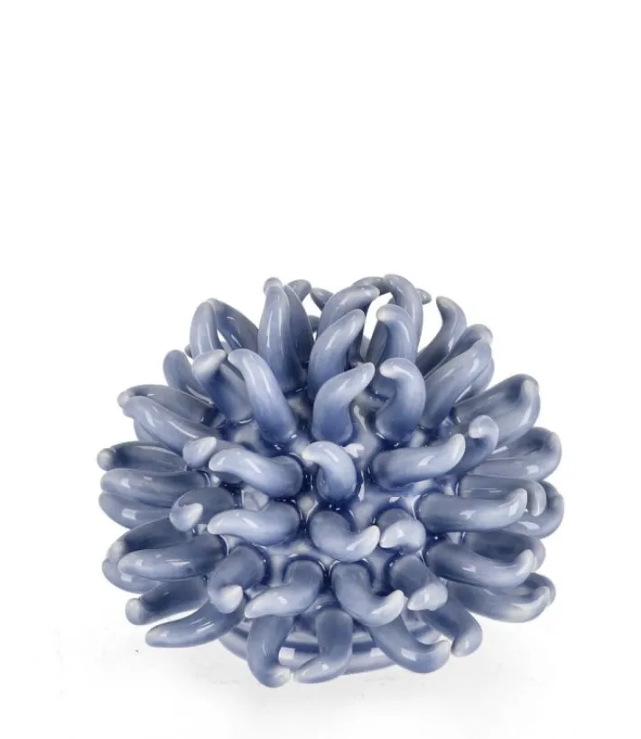 Bizzotto Oggettistica>DECORAZIONE RICCIO DI MARE DEEP AZZU H13