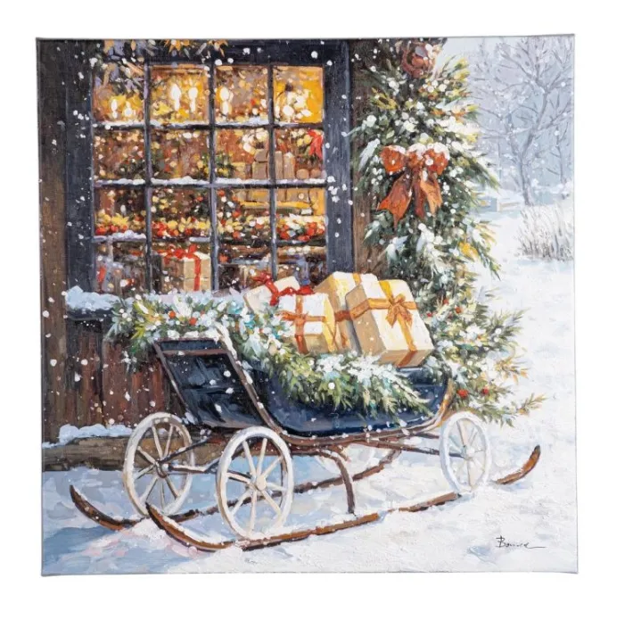 Bizzotto Oggettistica>DIPINTO SILENT NIGHT 9117 60X60
