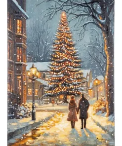 Bizzotto Oggettistica>DIPINTO SILENT NIGHT 5008 50X70