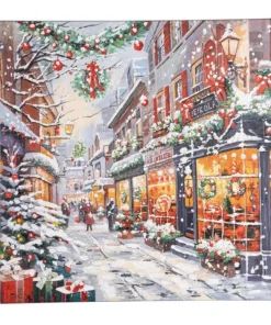Bizzotto Oggettistica>DIPINTO SILENT NIGHT 6007 60X60