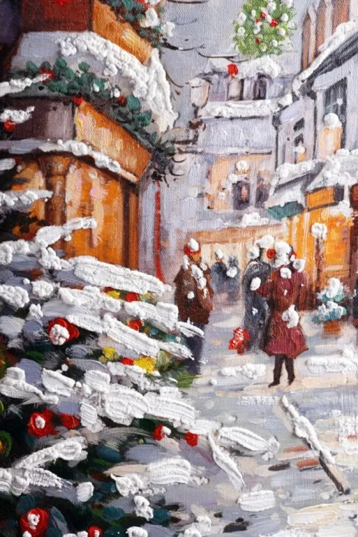 Bizzotto Oggettistica>DIPINTO SILENT NIGHT 6007 60X60