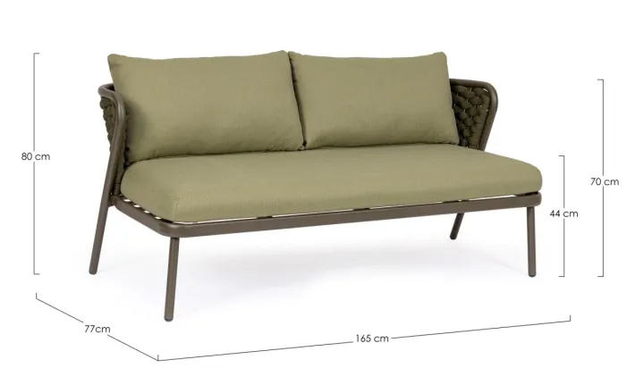 Bizzotto Divani>DIVANO 2 POSTI OLIV QS24 - HARLOW