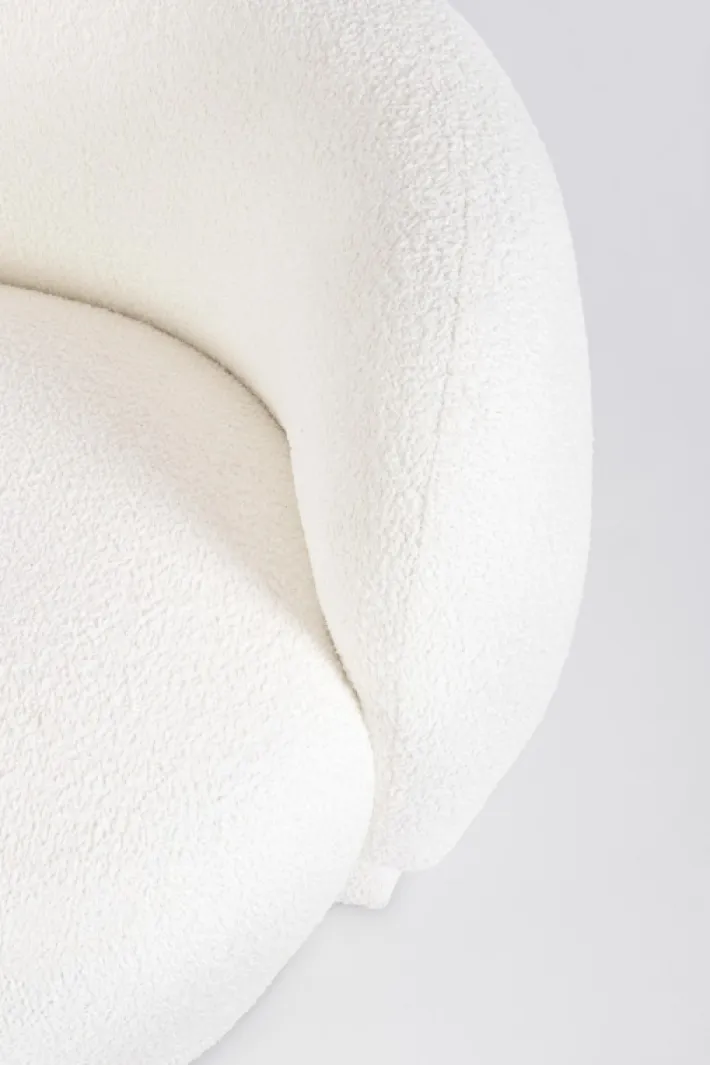 Bizzotto Divani>DIVANO EFFETTO BOUCLE' BIANCO - TECLA