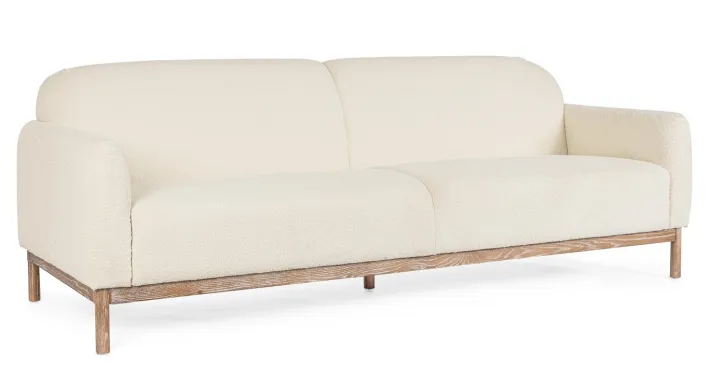 Bizzotto Divani>DIVANO EFFETTO BOUCLE' NATURALE - DETROIT