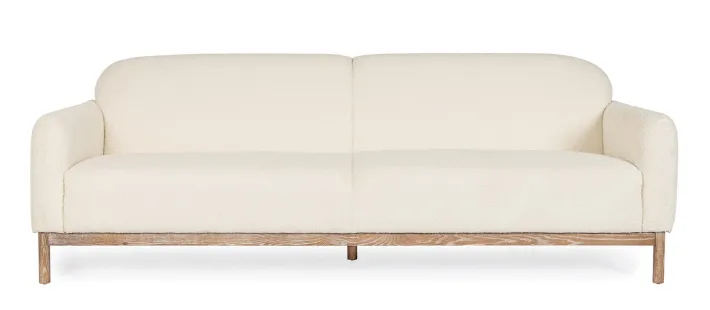 Bizzotto Divani>DIVANO EFFETTO BOUCLE' NATURALE - DETROIT