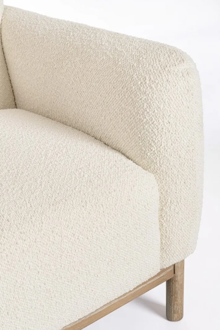 Bizzotto Divani>DIVANO EFFETTO BOUCLE' NATURALE - DETROIT