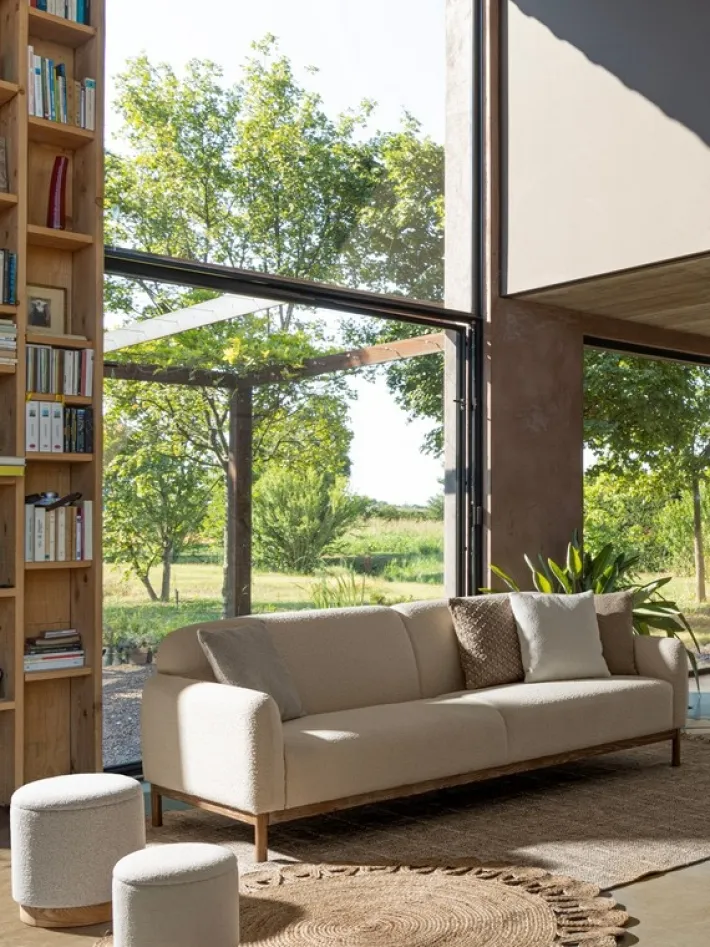 Bizzotto Divani>DIVANO EFFETTO BOUCLE' NATURALE - DETROIT