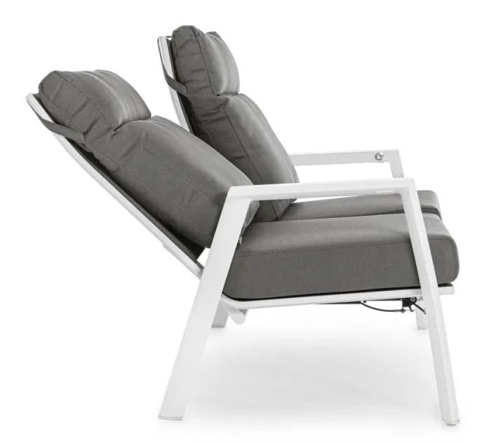 Bizzotto Divani>DIVANO IN ALLUMINIO BIANCO JX11 - KLEDI