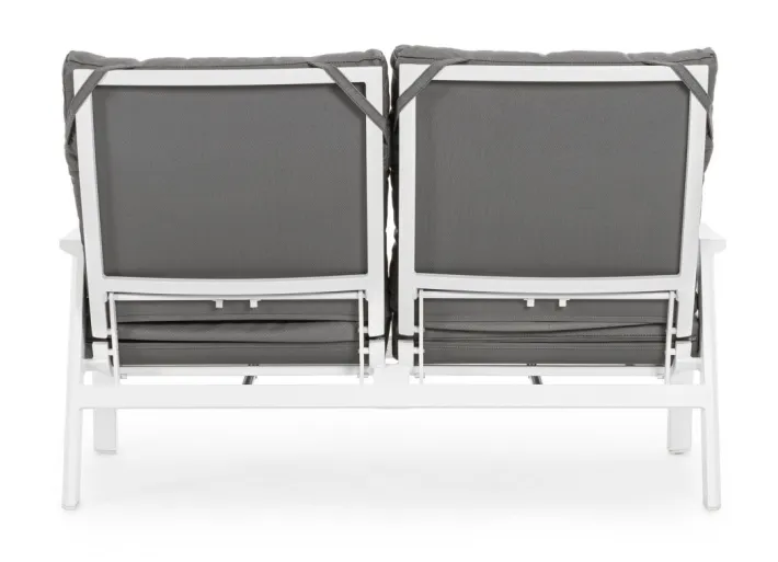 Bizzotto Divani>DIVANO IN ALLUMINIO BIANCO JX11 - KLEDI