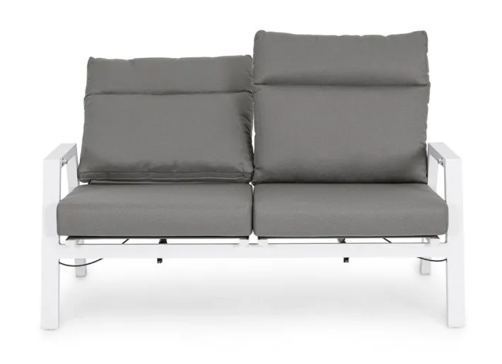 Bizzotto Divani>DIVANO IN ALLUMINIO BIANCO JX11 - KLEDI