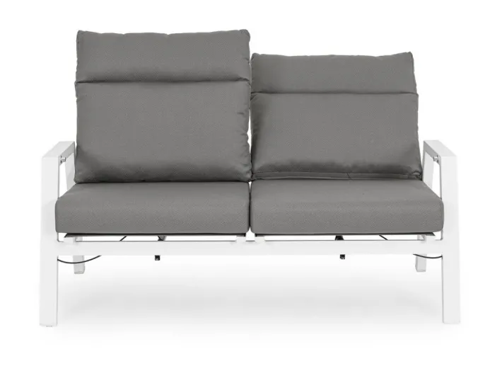 Bizzotto Divani>DIVANO IN ALLUMINIO BIANCO JX11 - KLEDI