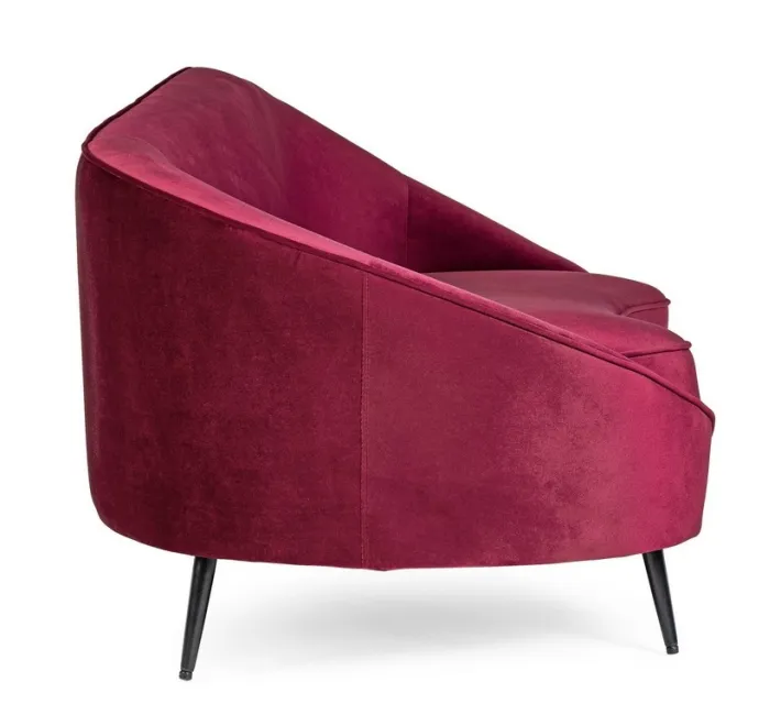 Bizzotto Divani>DIVANO IN VELLUTO COLOR WINE - SERAPHIN