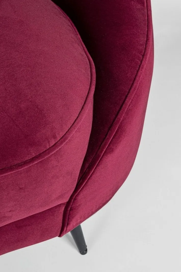 Bizzotto Divani>DIVANO IN VELLUTO COLOR WINE - SERAPHIN