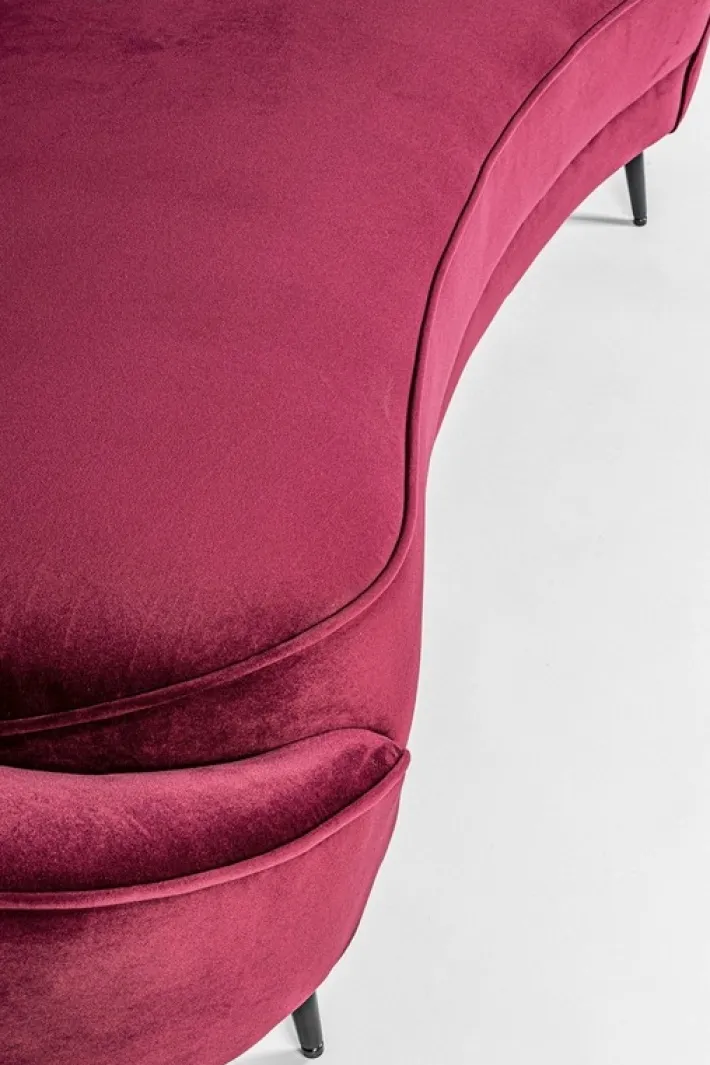 Bizzotto Divani>DIVANO IN VELLUTO COLOR WINE - SERAPHIN