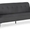 Bizzotto Divani Letto>DIVANO LETTO IN TESSUTO NERO - BRIDJET