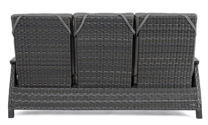 Bizzotto Divani>DIVANO RECLINABILE IN ALLUMINIO ANTRACITE JX55 - BRITTON