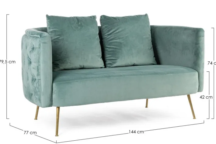 Bizzotto Divani>DIVANO SFODERABILE BLU - TENBURY