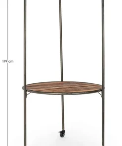 Bizzotto Carrelli Ed Espositori>ESPOSITORE IN LEGNO CON RUOTE