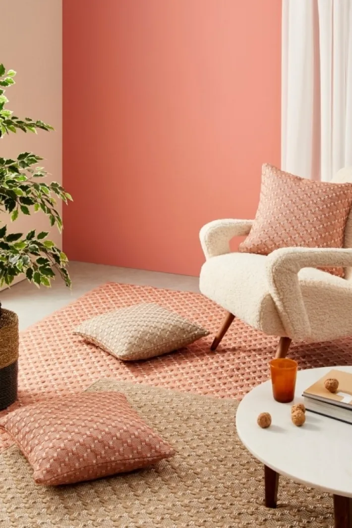 Bizzotto Cuscini>FODERA CUSCINO ESTERNO BHAJAN ROSA 45X45