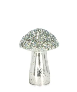 Bizzotto Oggettistica>FUNGO VT BRILLANT STAND ARGENTO H10