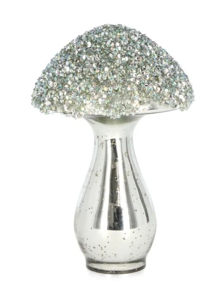 Bizzotto Oggettistica>FUNGO VT BRILLANT STAND ARGENTO H19