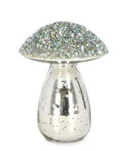 Bizzotto Oggettistica>FUNGO VT BRILLANT STAND ARGENTO H13