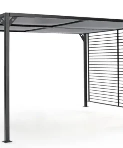 Bizzotto Pergole E Gazebo>GAZEBO IN ALLUMINIO 3X3.6 ANTRACITE LH32 - NOAH