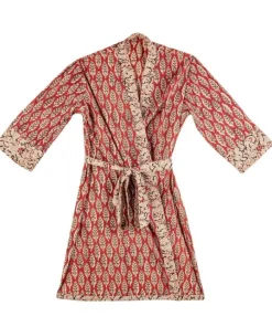 Bizzotto Accessori In Tessuto>KIMONO LORIENT ROSSO C-FOGLIA-FIORE PICC