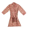 Bizzotto Accessori In Tessuto>KIMONO LORIENT ROSSO C-FOGLIA-FIORE GRAN