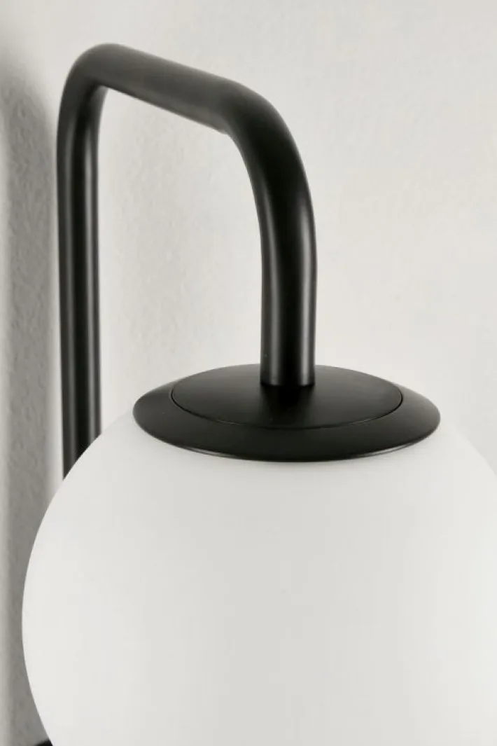 Bizzotto Lampade Da Parete>LAMPADA APPLIQUE DELPHINE TO NERO H50