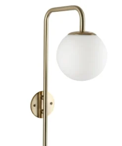 Bizzotto Lampade Da Parete>LAMPADA APPLIQUE DELPHINE TO DORATO H50