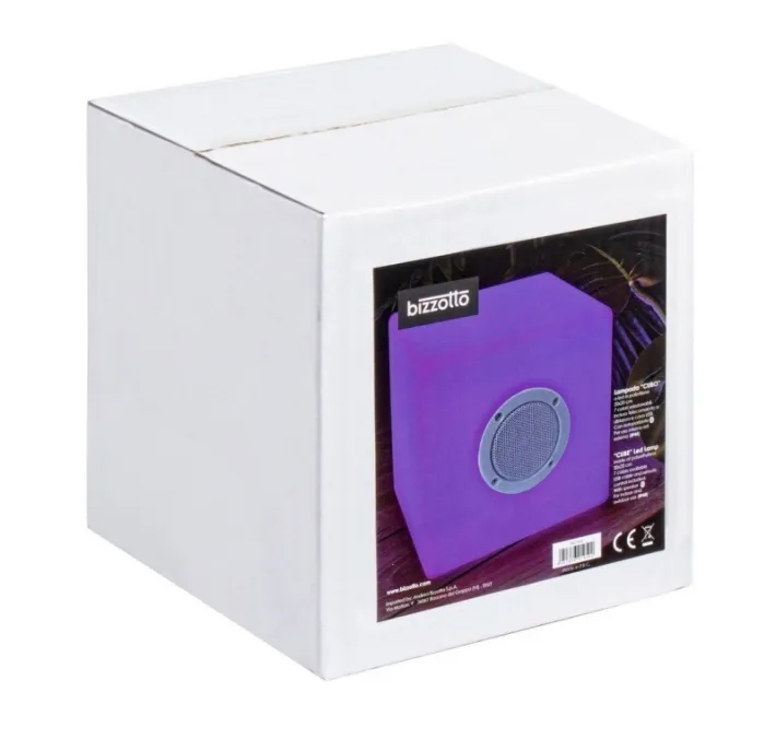 Bizzotto Illuminazione>LAMPADA LED SPEAKER IN PLASTICA 20X20 - CUBO