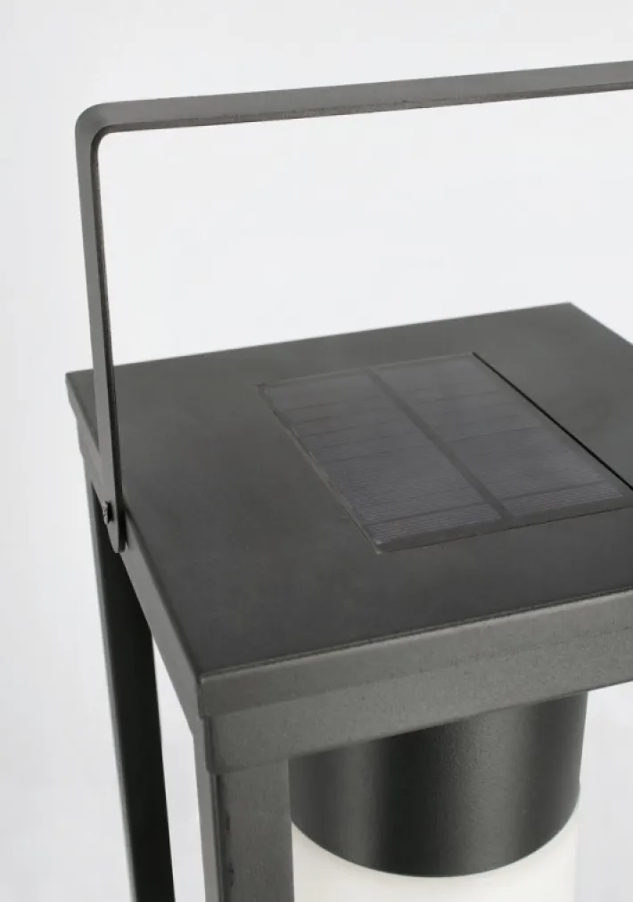 Bizzotto Illuminazione>LAMPADA SOLAR LED QU NERO C-MANICO H75