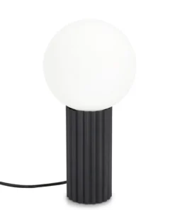 Bizzotto Lampade Da Tavolo>LAMPADA TAV. DELPHINE TONDO NERO H30