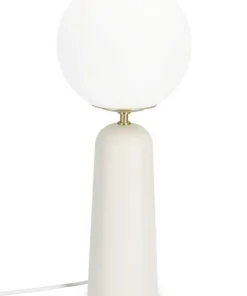 Bizzotto Lampade Da Tavolo>LAMPADA TAV. DELPHINE TONDO BIANCO H51